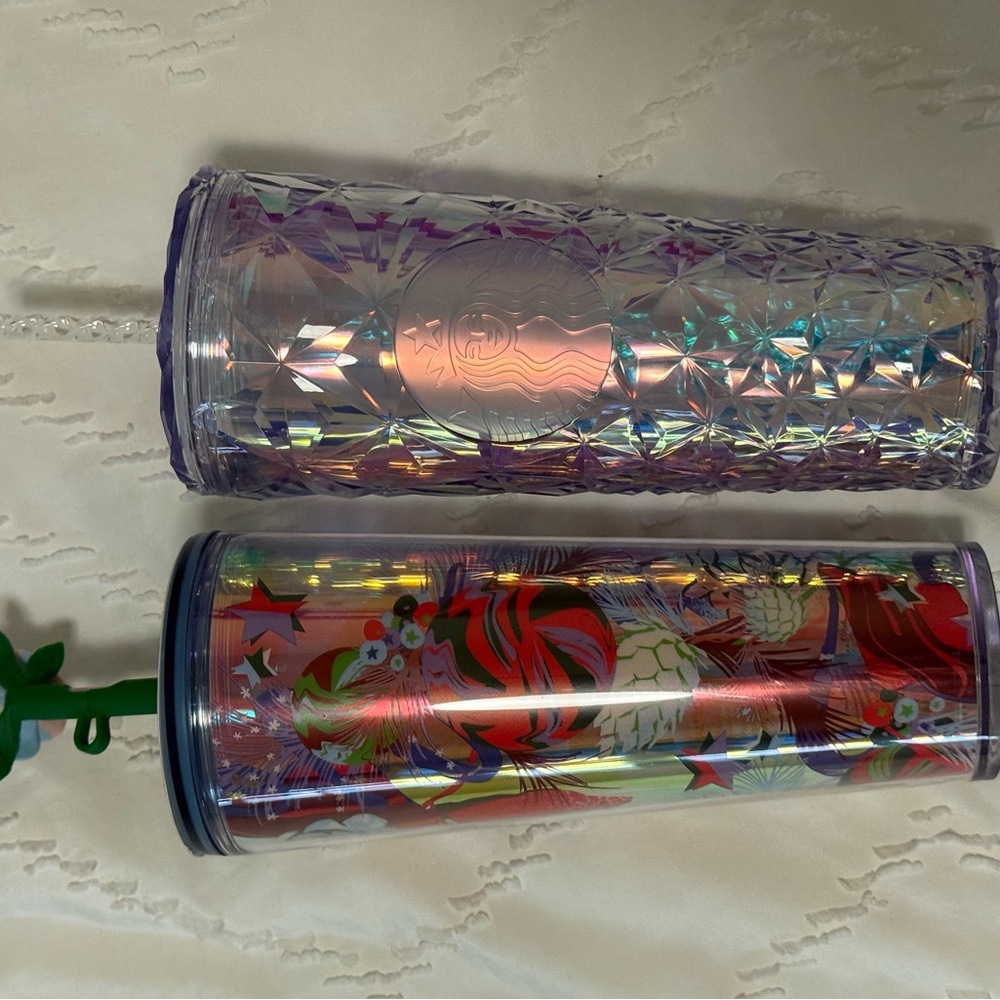 Starbucks Purple Textured Tumblers
